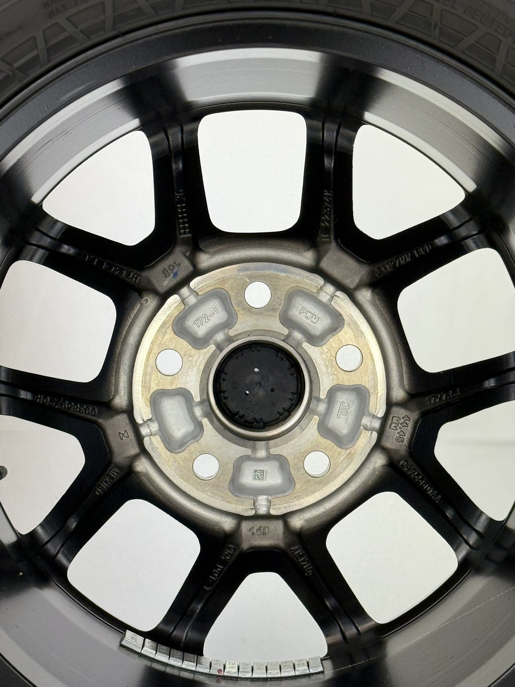 New Takeoff Jeep Wrangler 17" Black Machine OEM Wheels Falken AT Tires Set Of 52
