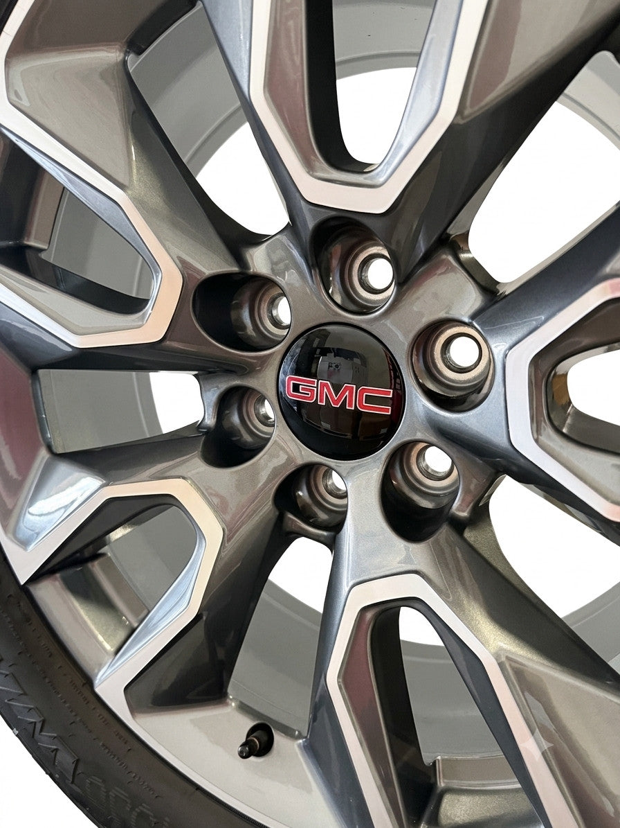 20" GMC Sierra Yukon Gunmetal OEM Wheels Goodyear AT Tires Fits 2000-20267