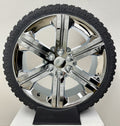 24" Chrome G13 Wheels All Terrain Tires TPMS GMC Sierra Yukon Cadillac Escalade0