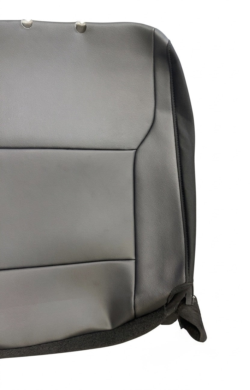 2021-2026 Ford F150 Black Leather Rear Passenger Side Seat Top Cover New Takeoff5