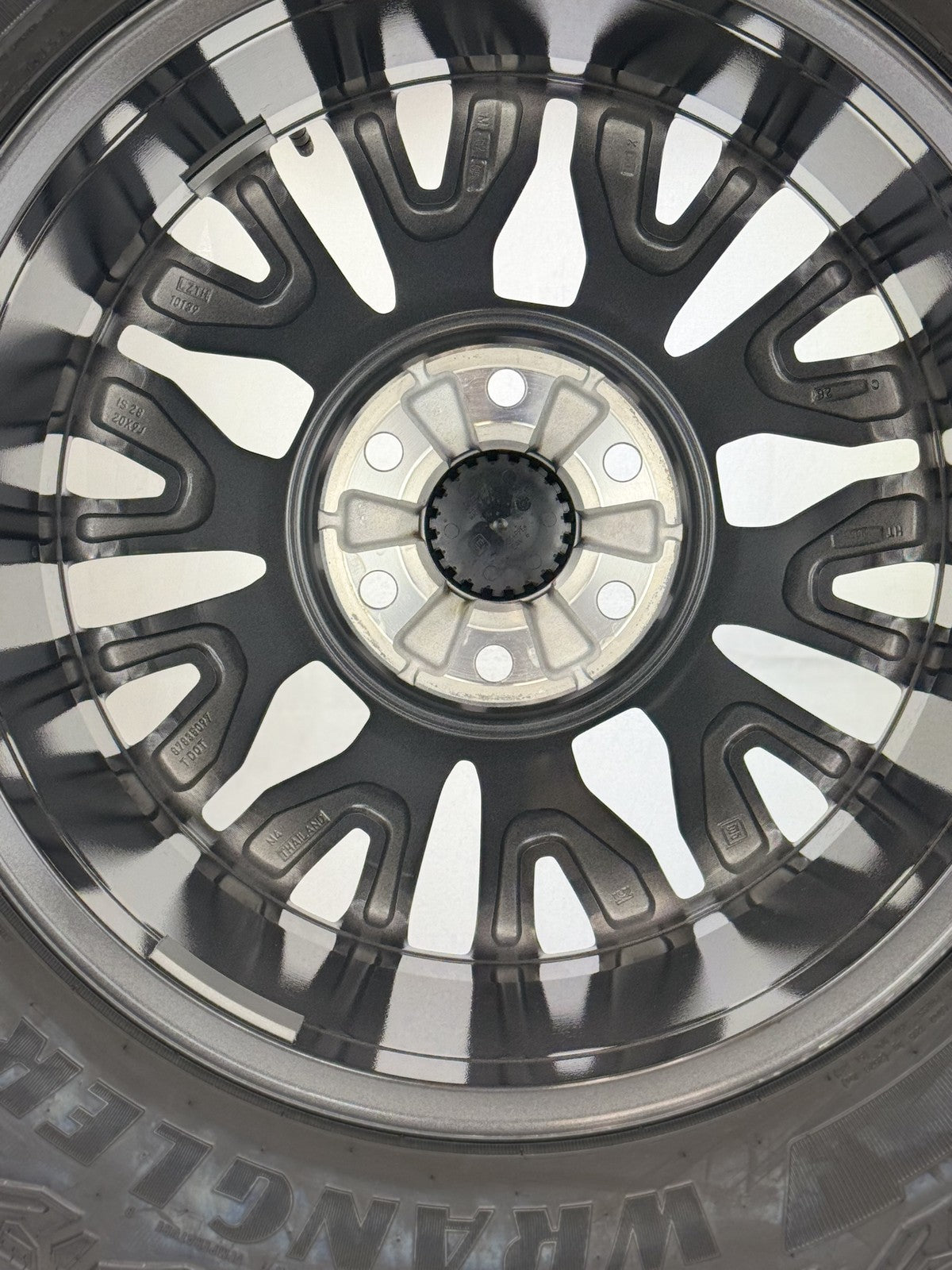 20" Chevy Silverado Tahoe OEM Wheels Goodyear A/T Tire New Takeoff TPMS LUG NUT11