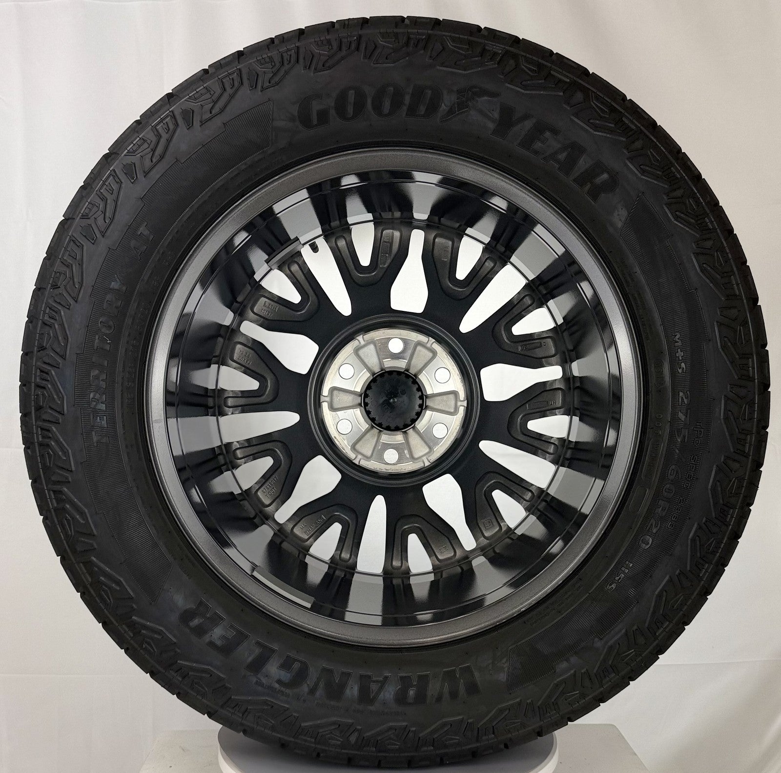20" Chevy Silverado Tahoe OEM Wheels Goodyear A/T Tire New Takeoff TPMS LUG NUT12