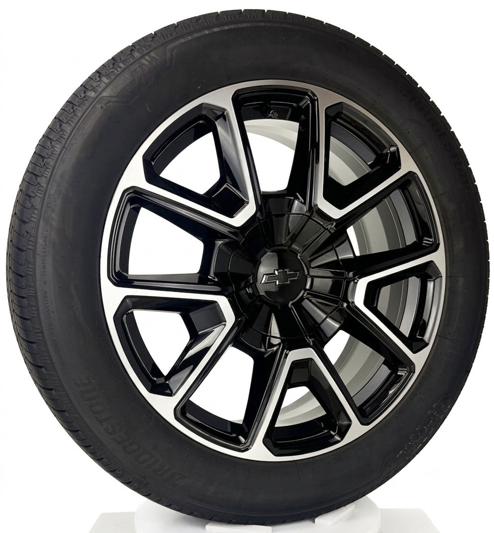 22" Chevy Silverado Tahoe Suburban OEM Wheels Bridgestone Tires TPMS LUG NUTS2