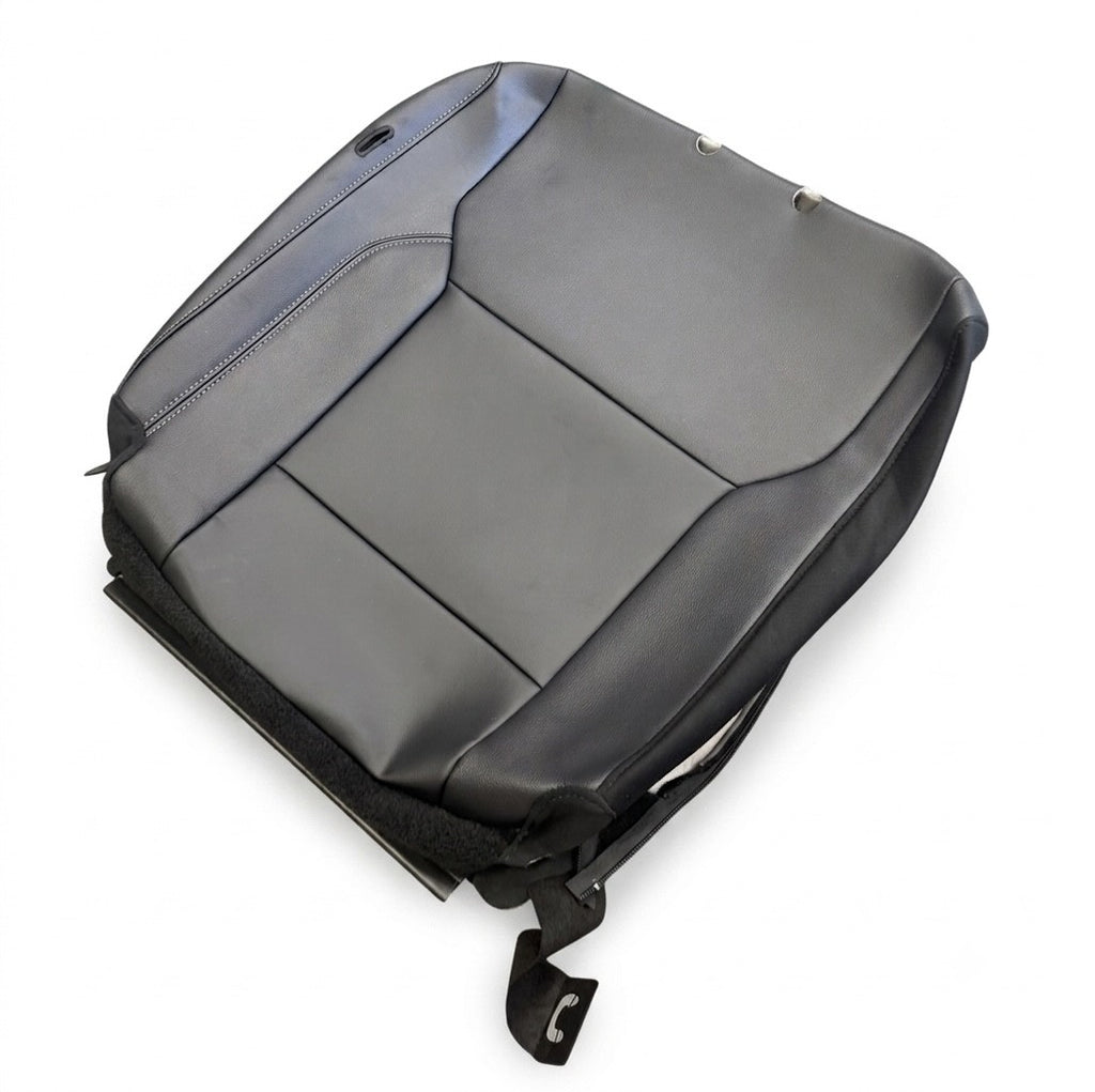 2021-2026 Ford F150 Black Leather Rear Passenger Side Seat Top Cover New Takeoff1