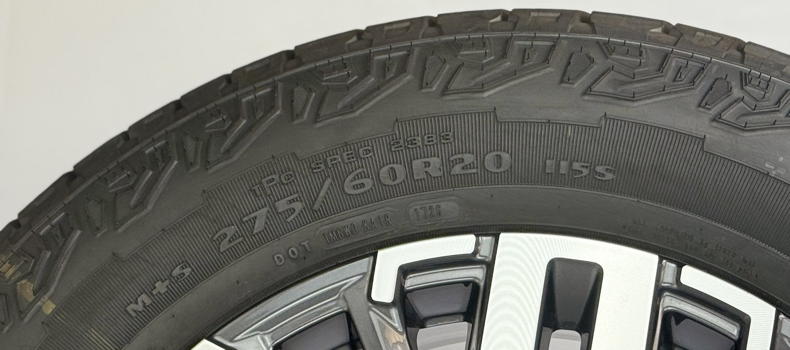 20" Chevy Silverado Tahoe OEM Wheels Goodyear A/T Tire New Takeoff TPMS LUG NUT3