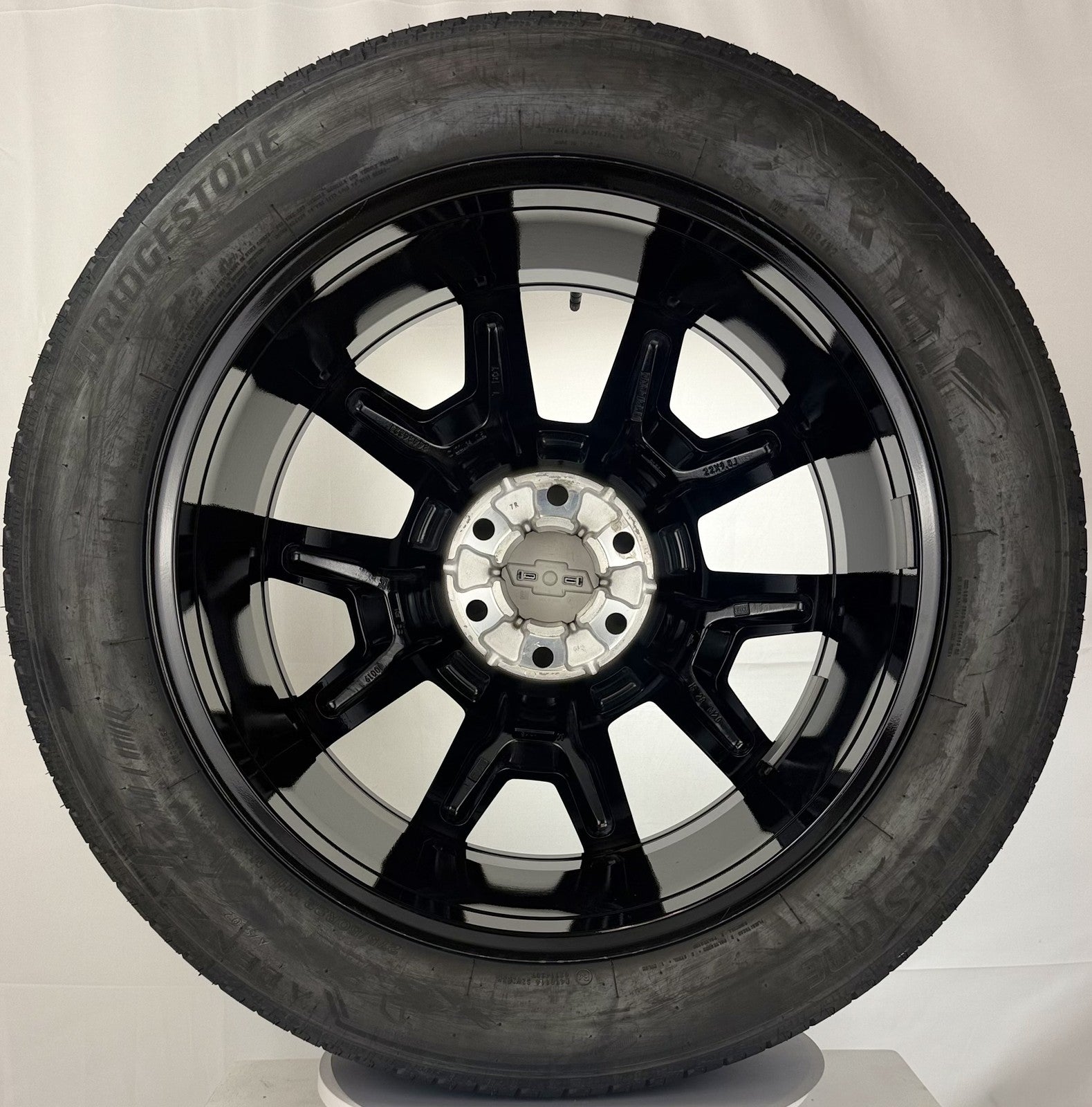 22" Chevy Silverado Tahoe Suburban OEM Wheels Bridgestone Tires TPMS LUG NUTS6
