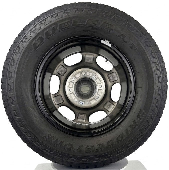Ford F250 F350 18" Gloss Black OEM Wheels Bridgestone A/T Tires New Takeoff TPMS8