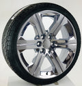 Chrome 24" G13 Wheels All Season Tires TPMS Fits GMC Sierra Yukon, Escalade0