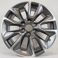 One 20" Chevy Silverado Gunmetal Machine RST OEM Wheel Takeoff Blemished Wheel0