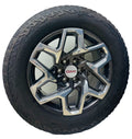 20" GMC Sierra Yukon Grey & Polished OEM Wheel Bridgestone AT Tire TPMS LUG NUTS0