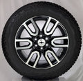 20" Chevy Silverado Tahoe Black And Machine OEM Wheels Bridgestone AT Tires0