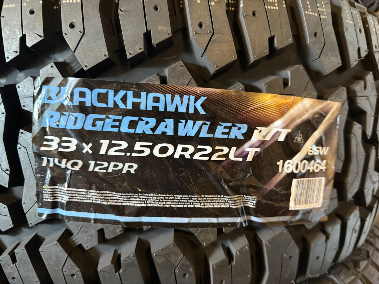 22" Gloss Black RST Wheels 33X12.50 Blackhawk R/T Tires Chevy Tahoe Silverado2