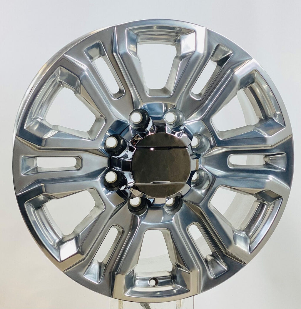 2011-2026 Chevy Silverado 2500 3500 HD Polished Aluminum 20" 8 Lug Wheels 8-1800