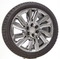 Chevy 22" Hyper Black & Chrome Replica Wheels Bridgestone Tires Silverado Tahoe0