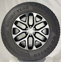 20" Machine Black Snowflake Wheels All Terrain Tires Silverado Tahoe Suburban0