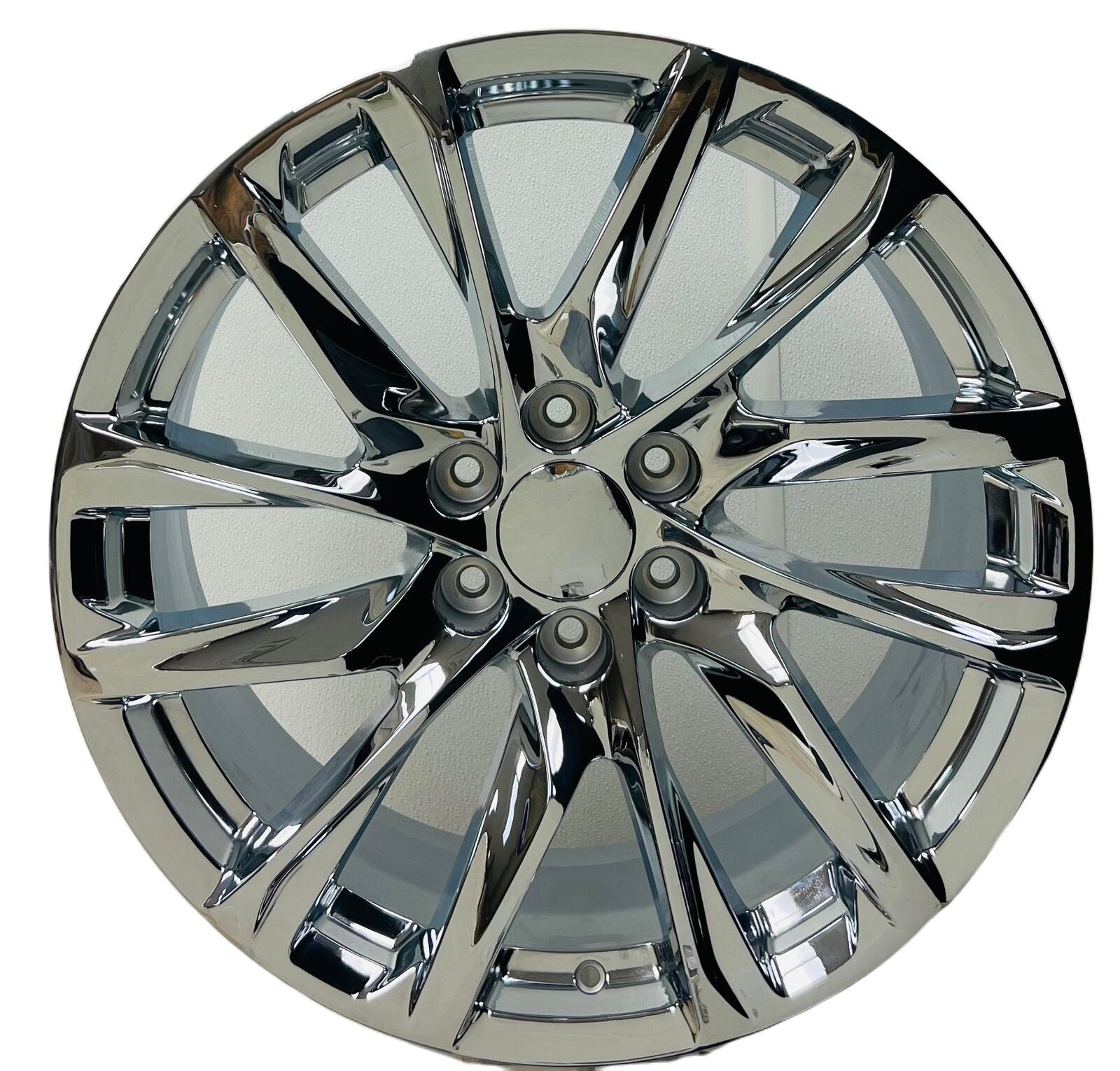 22" Chrome Angled 12 Spoke Wheels For GMC Sierra Yukon Denali 2000-20260