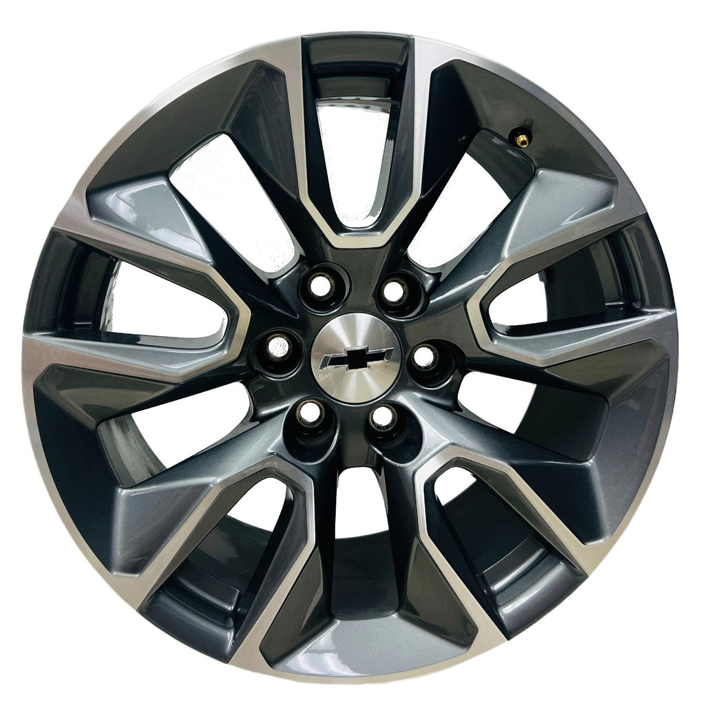20" Chevy Silverado Gunmetal And Machine RST OEM Wheels New Takeoff Set Of Four0