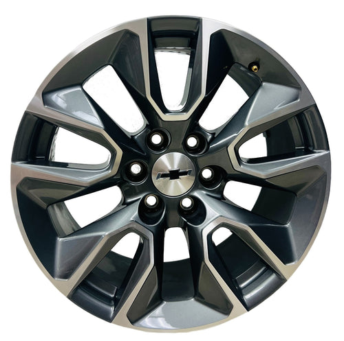 20" Chevy Silverado Gunmetal And Machine RST OEM Wheels New Takeoff Set Of Four0