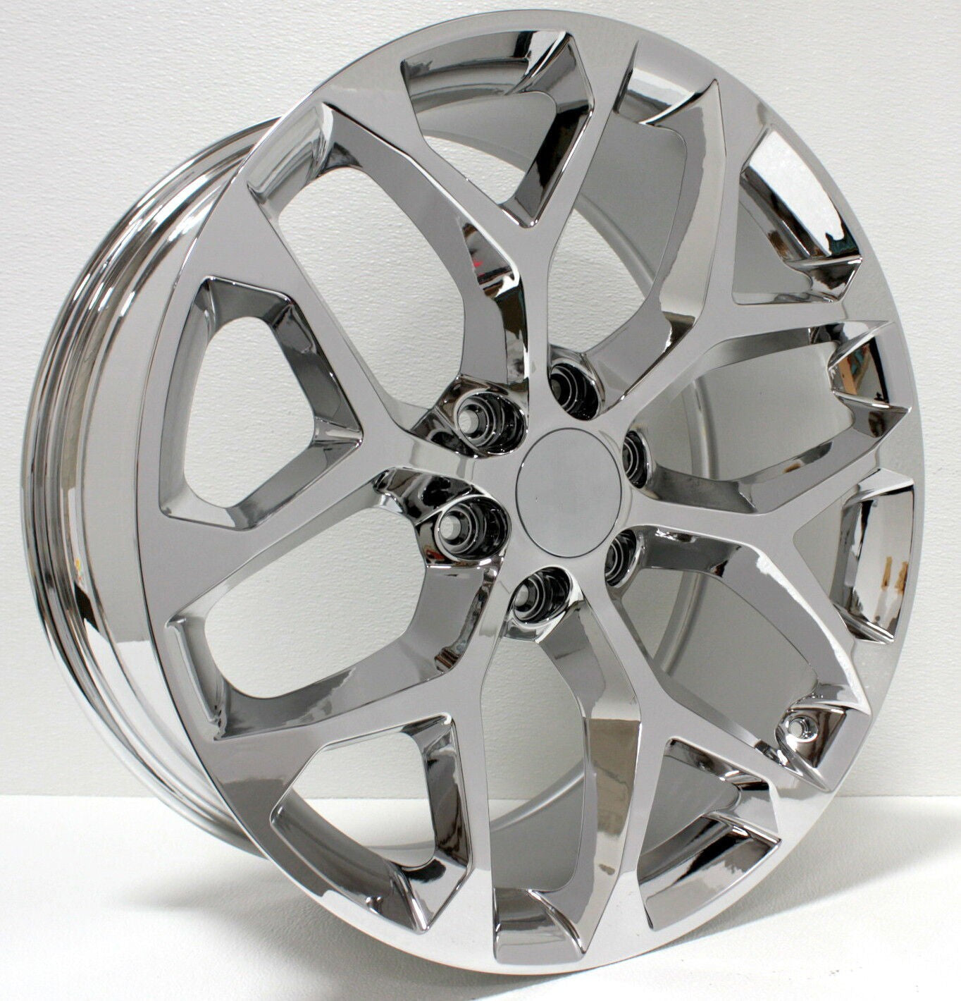 Chrome 22" Snowflake Wheels Rims For 2000-2026 GMC Sierra Yukon Denali CK1581