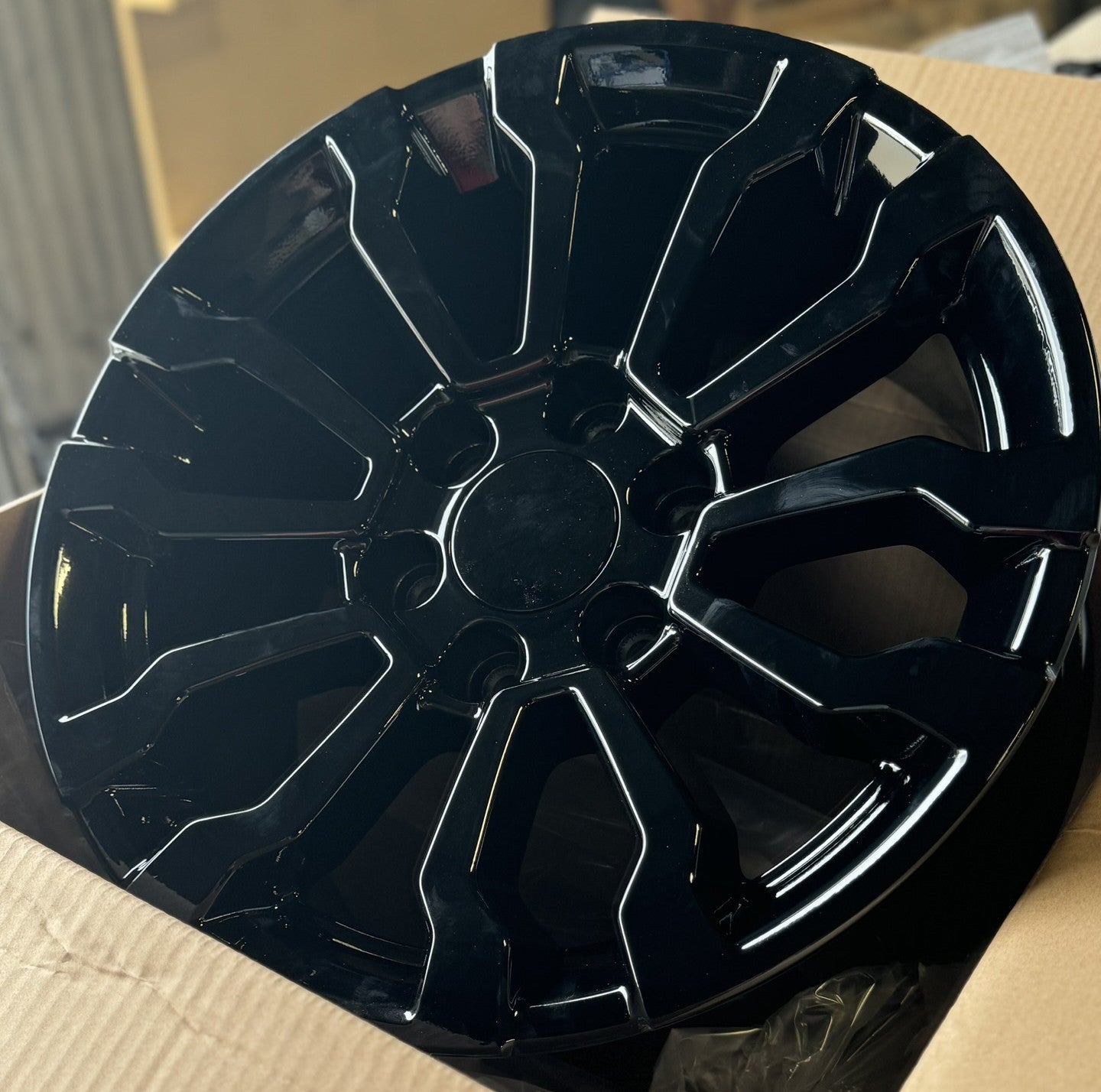 2023-2026 Chevy Colorado Gloss Black 18" AT4 Style Wheels Goodyear MT Tires3