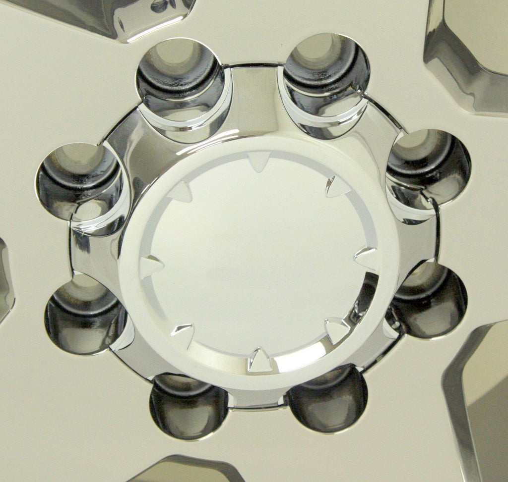 Chrome 20" 8 Lug Wheels Rims 8x165 2001-2010 GMC Sierra 2500 HD 3500 Lug Nuts2