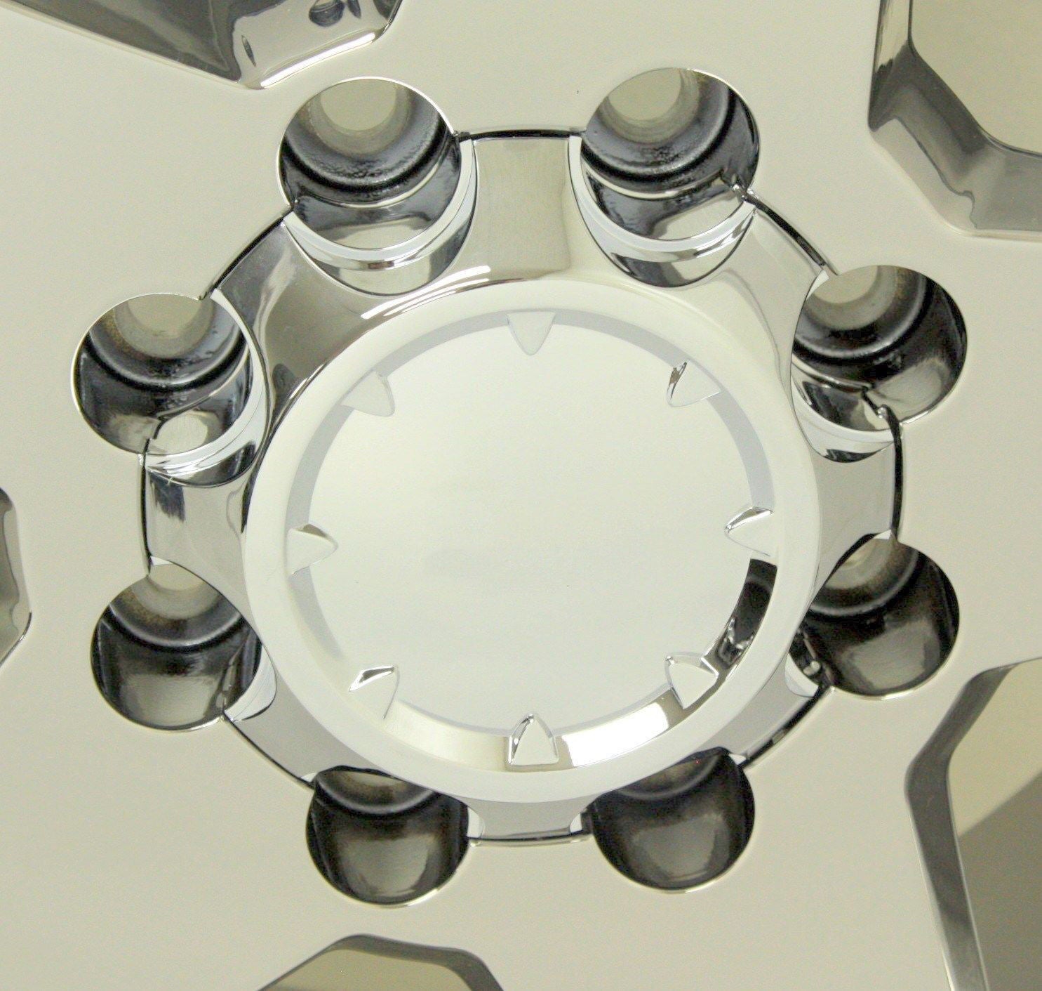 Chrome 20" 8 Lug Wheels Rims 8x165 2001-2010 GMC Sierra 2500 HD 3500 Lug Nuts2