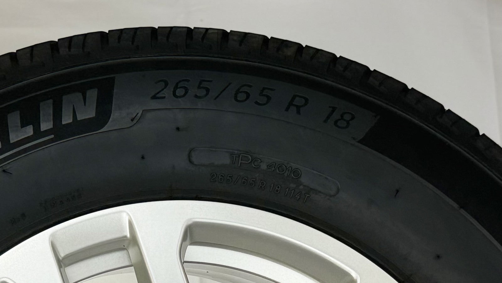 18" Chevy Silverado Tahoe Suburban OEM Silver Wheels Michelin Tires New Takeoff3