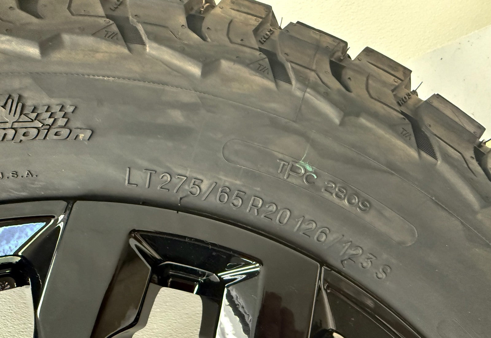 Set 4 OEM Chevy Silverado 2500 20" Black HD Wheels BFG A/T KO3 Tires New Takeoff1