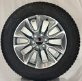20" GMC Sierra Yukon Gunmetal OEM Wheels Bridgestone A/T Tires TPMS New Takeoff0