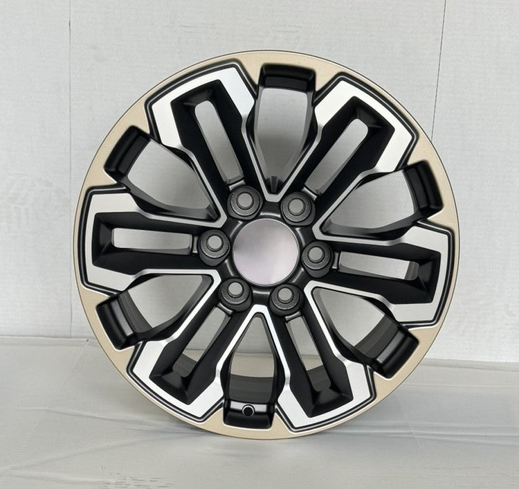 Chevy Silverado Tahoe 18" Gunmetal & Machine Replica Wheels Blackhawk R/T Tires5