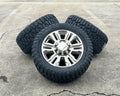 2011-2026 Chevy Silverado 2500 Polished 20" 8-180 Wheels 33x12.50R20 R/T Tires0