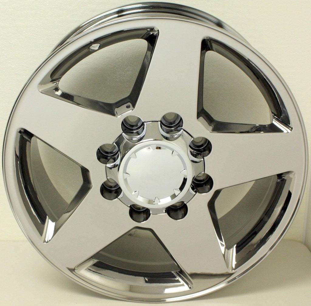 2011-2026 Chevy Silverado 2500 Chrome 20" 8 Lug Wheels 8-180 Milestar HT Tires1