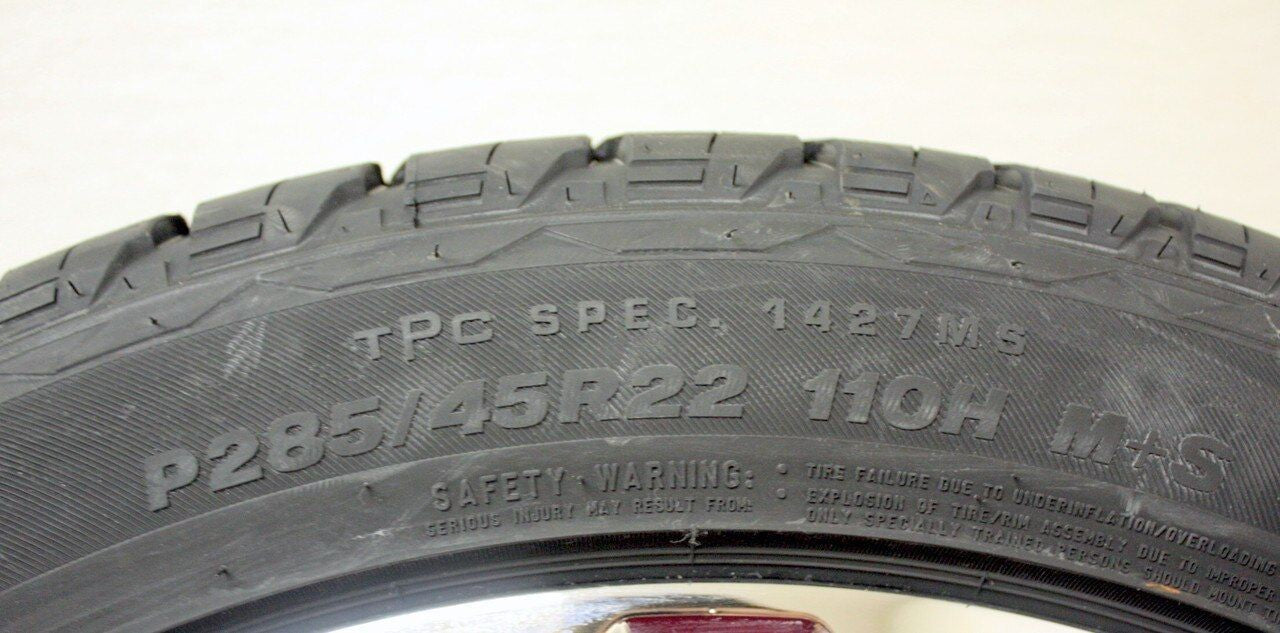 22" Chrome Snowflake Wheels Bridgestone Tires 2000-26 GMC Yukon Denali Sierra3