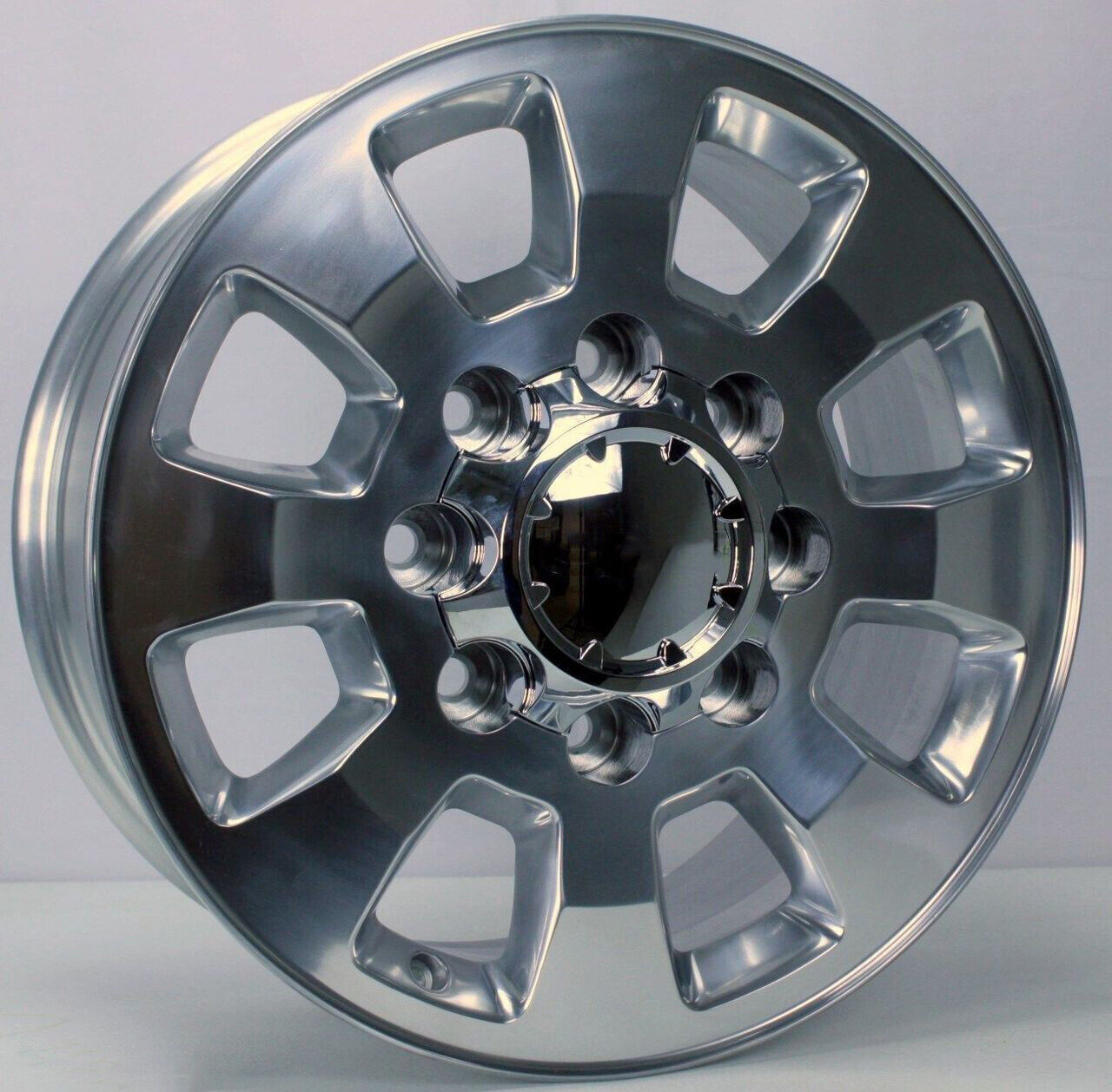 2001-2010 Chevy Silverado 2500 HD Polished 18" 8 Lug 8x6.5 Wheels Rims2