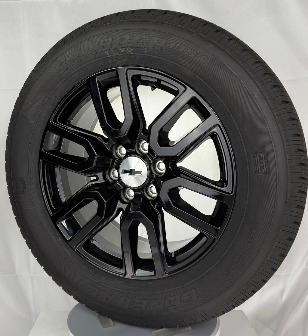 20" Chevy Silverado Tahoe Suburban OEM GM Wheels General HT Tires TPMS LUGS8