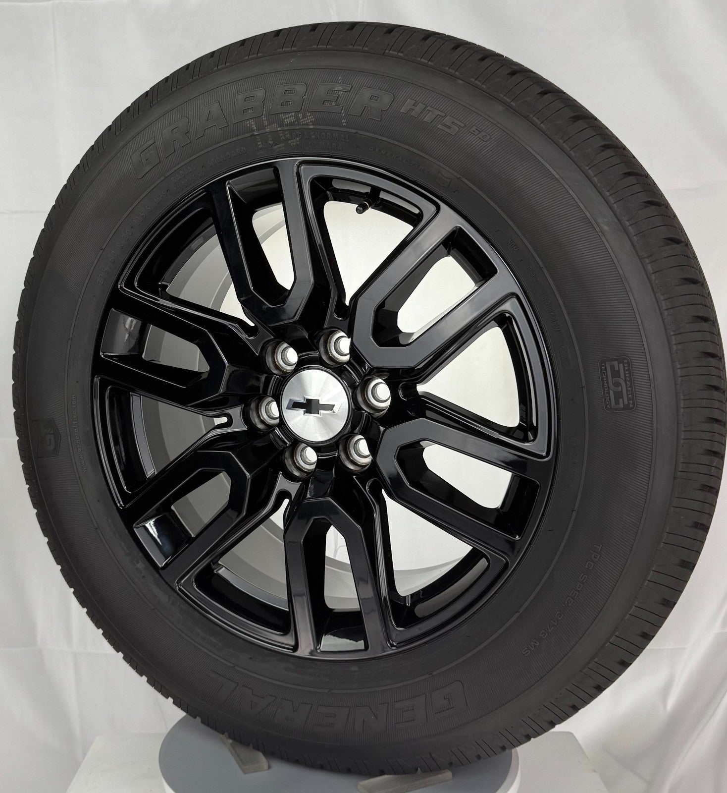 20" Chevy Silverado Tahoe Suburban OEM GM Wheels General HT Tires TPMS LUGS8