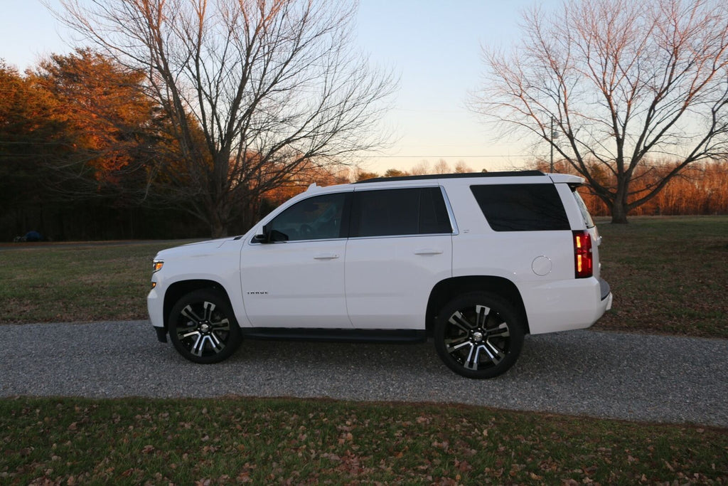 GMC Denali Style 22" Black & Machine Split Spoke Wheels For 2000-18 Sierra Yukon2