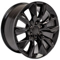 Gloss Black 20" RST Wheels Rims for 2000-2026 GMC Sierra Yukon Denali Set Of 40