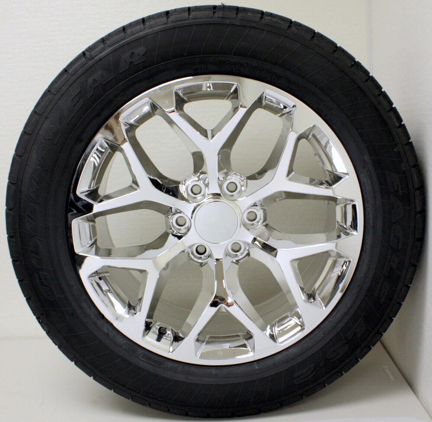 20" Snowflake Chrome Wheels & Goodyear Tires For 2019-2026 Dodge Ram 1500 6x5.51