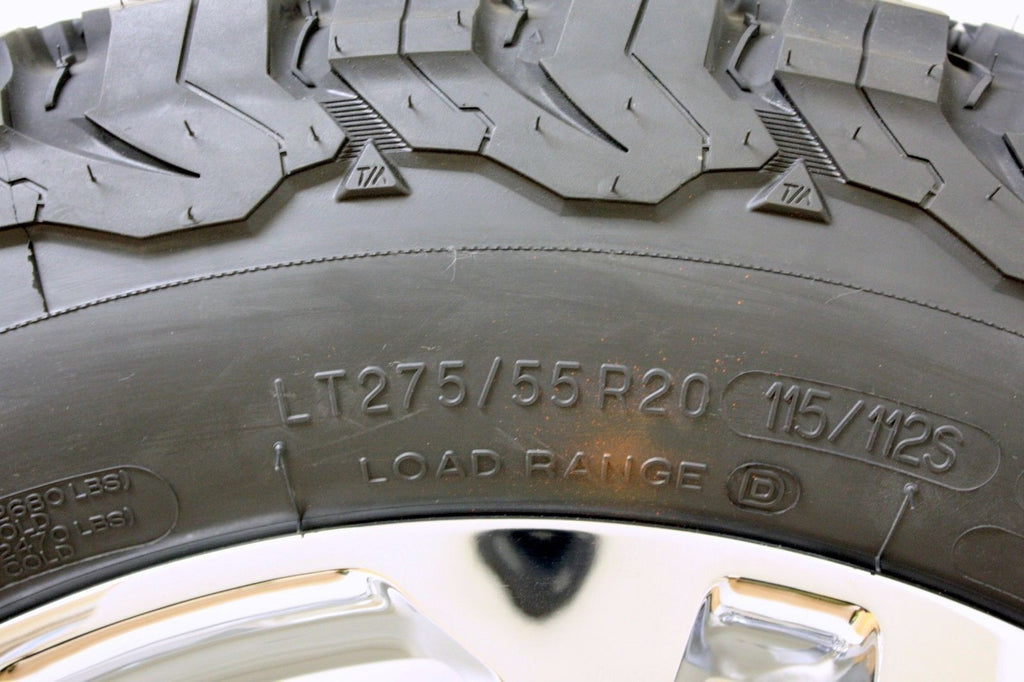 Chevy 20" Snowflake Gloss Black Wheels 275/55R20 BFGoodrich A/T Tires Silverado2