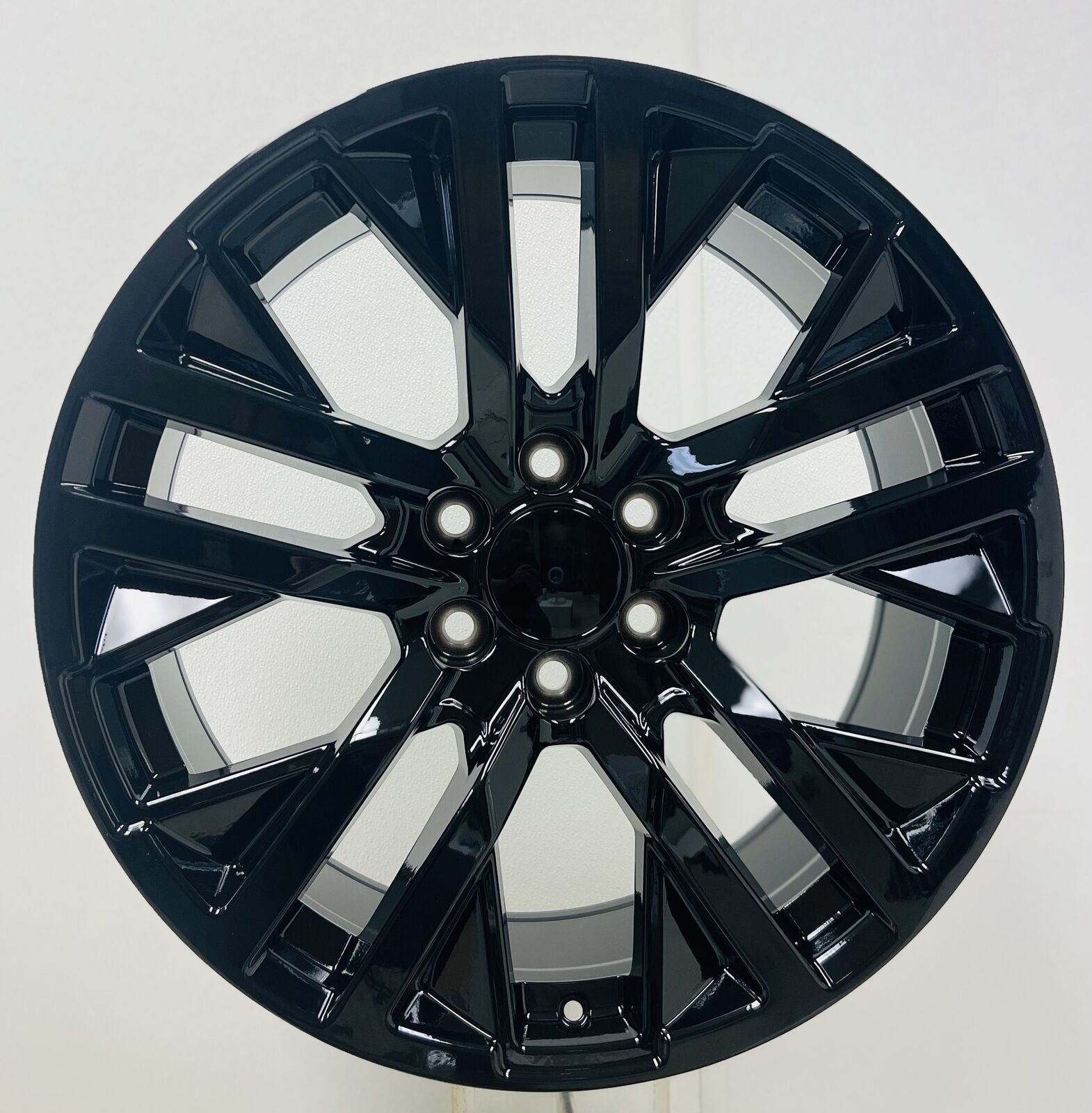 22" Gloss Black Next Gen Wheels For 2000-2026 Chevy Silverado Suburban Tahoe Z710