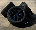 Black Honeycomb 22" Wheels Blackhawk R/T Tires For 2019-2026 Dodge Ram 15000