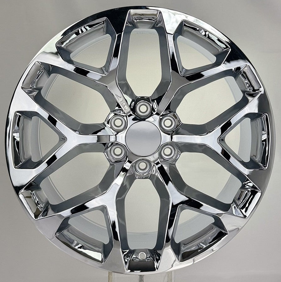Chrome 22" Snowflake Wheels Rims For 2000-2026 GMC Sierra Yukon Denali CK1586