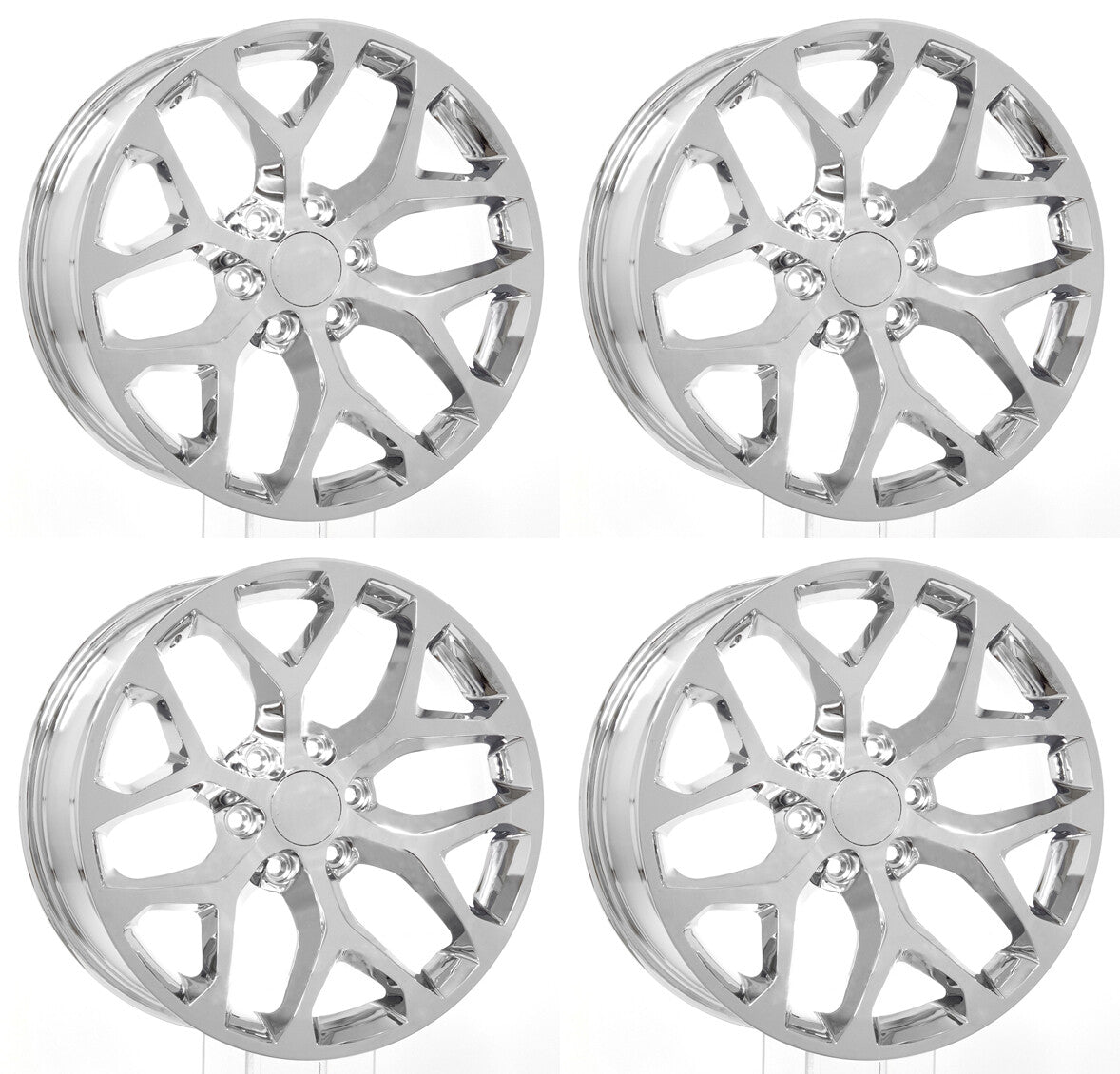 Dodge 20" Chrome Snowflake Wheels For 2019-26 Ram 1500 Laramie Limited Big Horn1