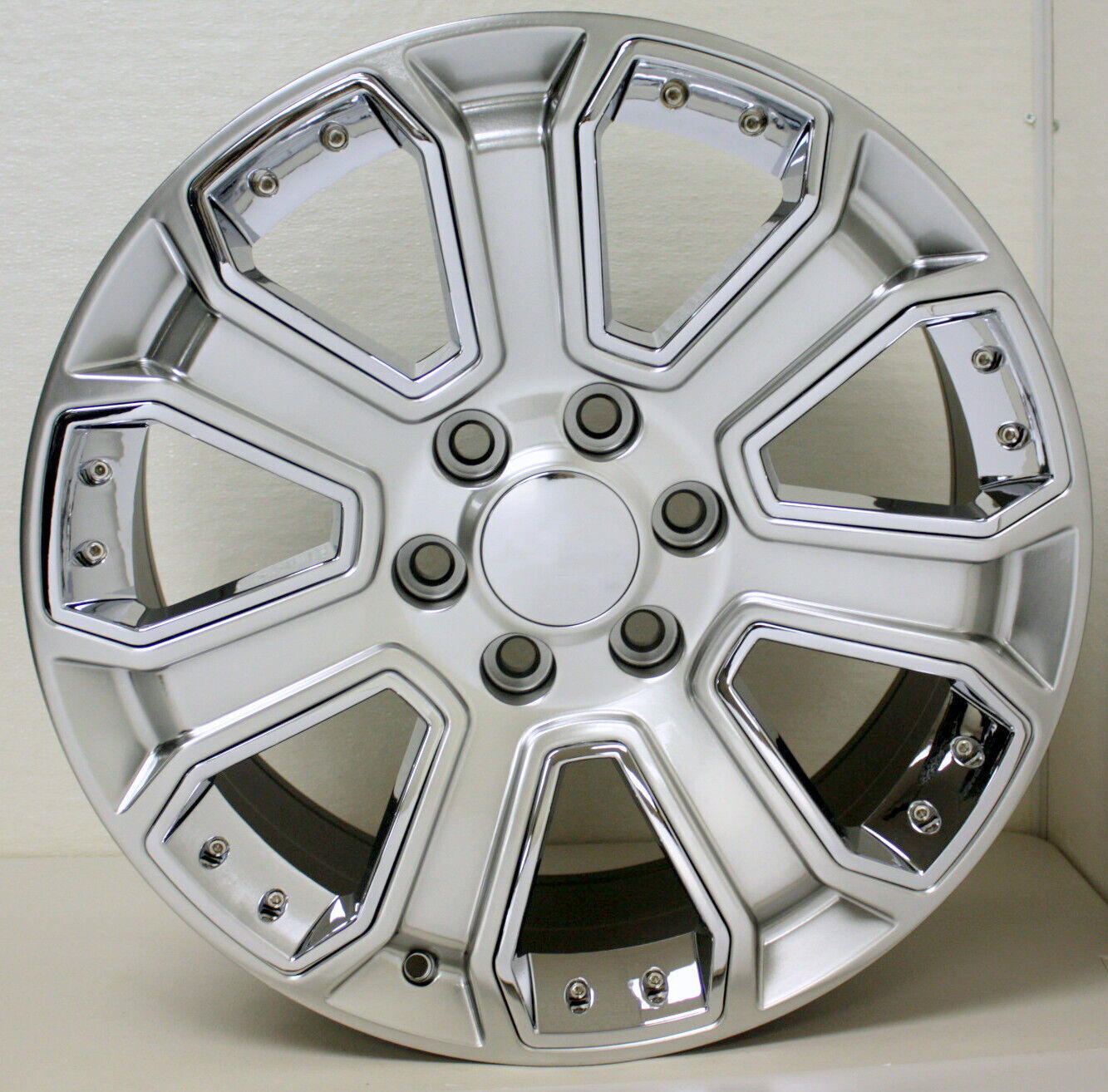 GMC 20" Hyper Silver with Chrome Wheels Rims fits 2000-18 Sierra Yukon Denali2