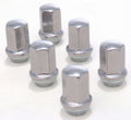 6 GM Chevy Silverado Factory Polished 14x1.5 New Lug Nuts OEM 95960700