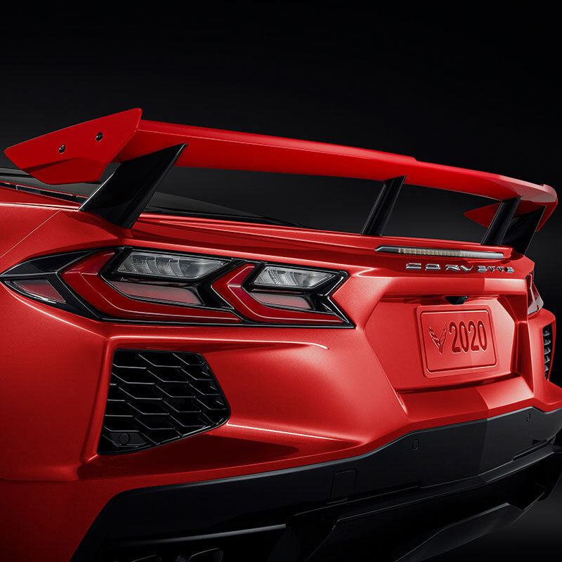 2020-2025 Corvette C8 High Wing Spoiler Kit Torch Red GM 85001056 OEM New In Box0