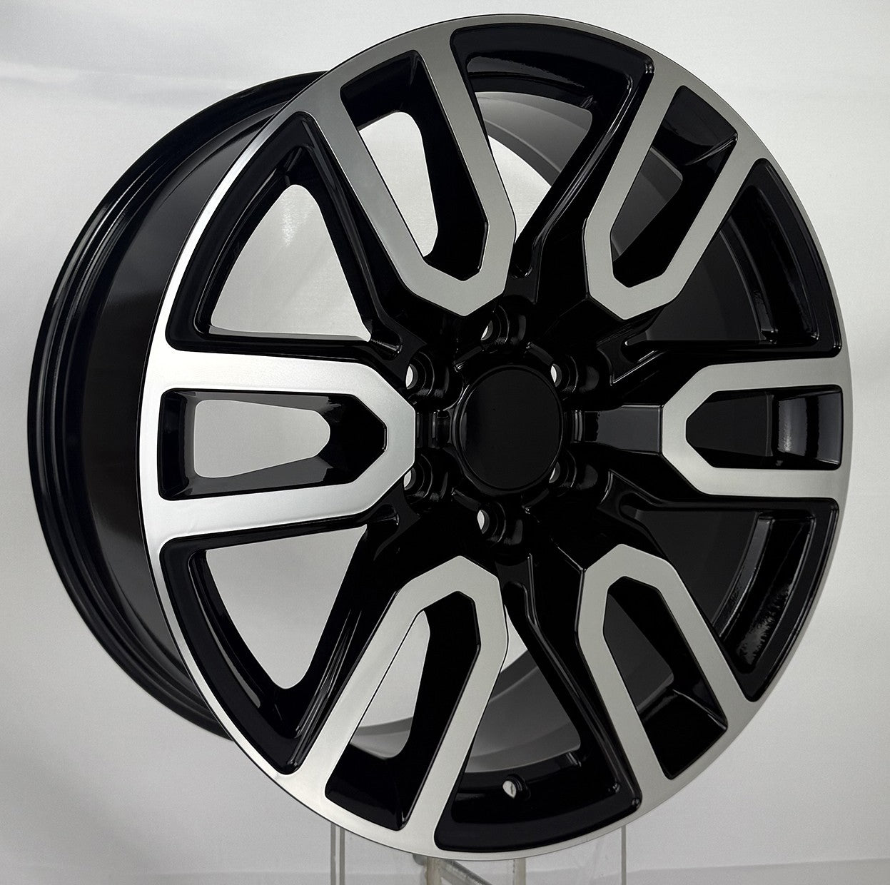 20" Machine & Black Wheels Goodyear Tires 2000-2026 GMC Sierra AT4 Yukon Denali3