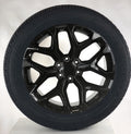 New Gloss Black Snowflake 22" Wheels Goodyear Tires For GMC Sierra Yukon Denali0