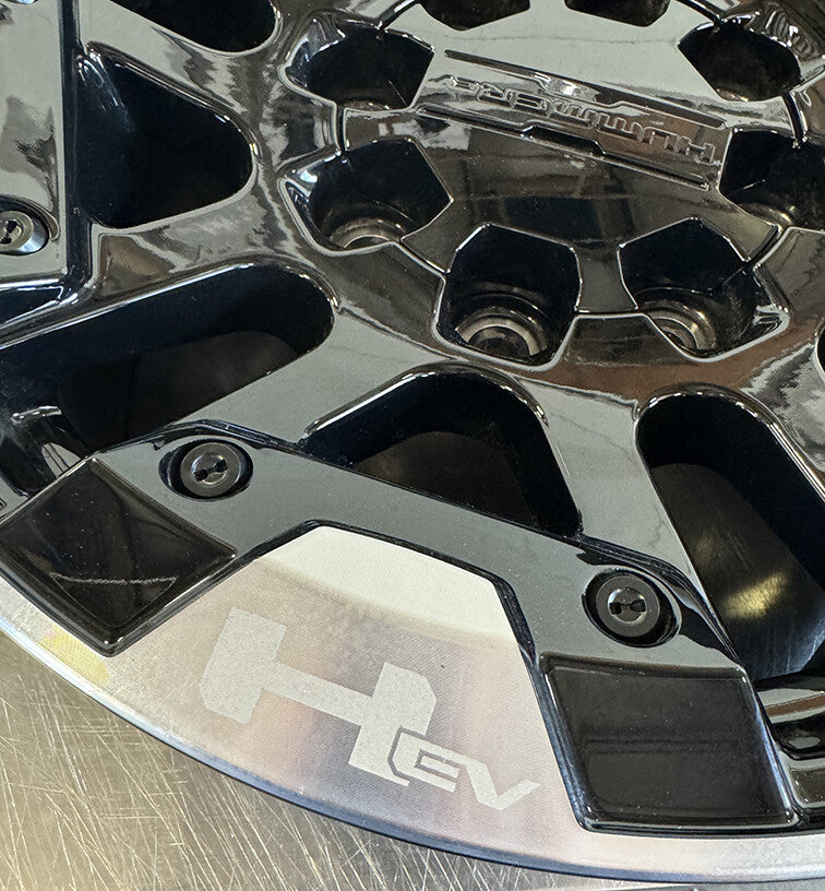 18" OEM Hummer EV Black Machine SINGLE Wheel Rim 8x165 2022 2023 2024 848060592